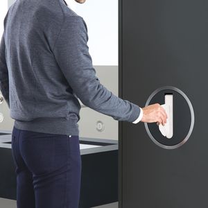 distributeur d'essuie-mains encastrable / en inox / en laiton / en ABS