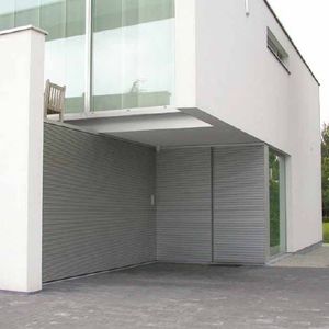bardage en lames / d'aluminium / en enduit / en alliage