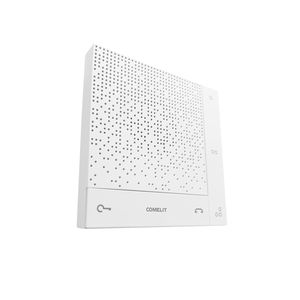 interphone audio blanc