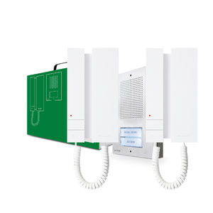 interphone audio blanc
