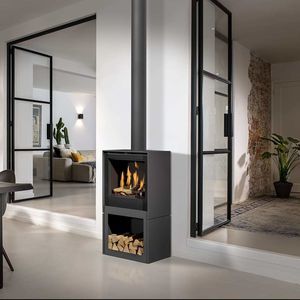 cheminée à gaz