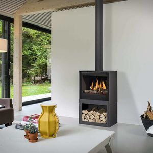 cheminée à gaz