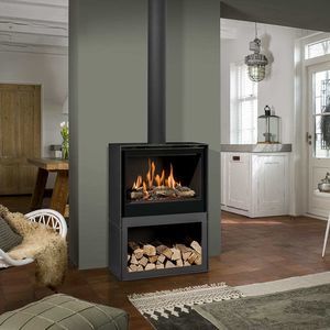 cheminée à gaz