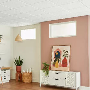 faux-plafond en fibre minérale