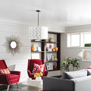 faux-plafond en bois peint
