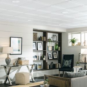 faux-plafond en fibre minérale