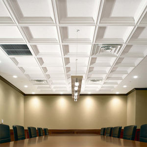 faux-plafond de plâtre