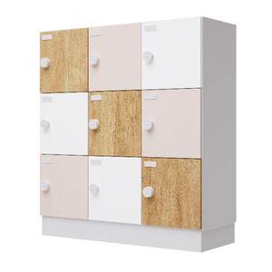 casier vestiaire en bois