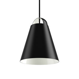 suspension / contemporaine / en aluminium peint / blanche