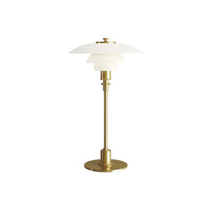 lampe de table / contemporaine / en laiton / en métal chromé