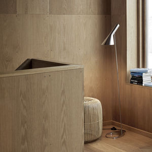 lampe sur pied / contemporaine / en acier / fait main