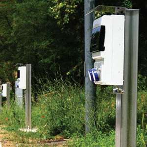 borne de distribution électrique