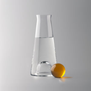 carafe en verre soufflé / en cristal / professionnelle / à usage domestique