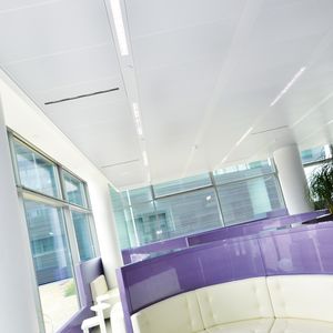 faux-plafond en aluminium / en panneaux / décoratif / pour salle blanche