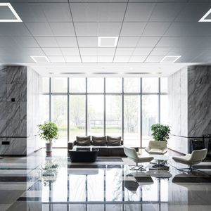 faux-plafond en aluminium