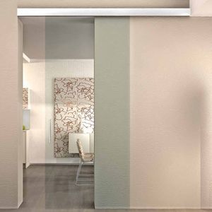 système coulissant pour porte en verre 1