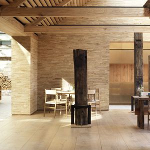 parquet massif / à coller / en chêne / huilé