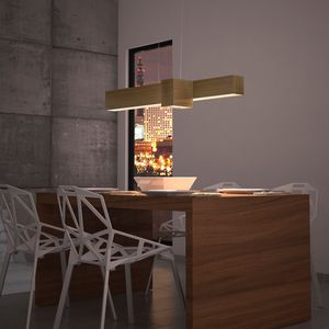 suspension / contemporaine / en métal / contreplaqué