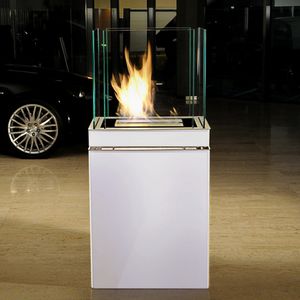 brûleur au bioéthanol rectangulaire