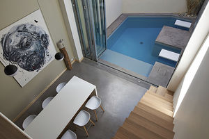 piscine enterrée / en béton / d'intérieur