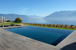 piscine à débordement