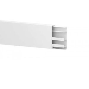 21157 Goulotte de câblage 80x40mm - Fond + couvercle 2m - Découpe