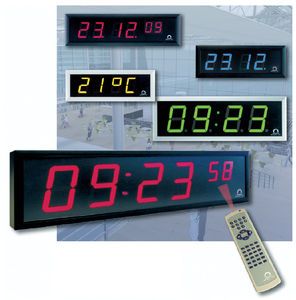 horloges contemporaines / numérique / à LED / murales