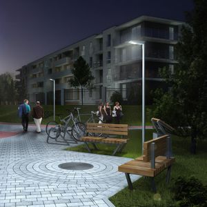 lampadaire urbain
