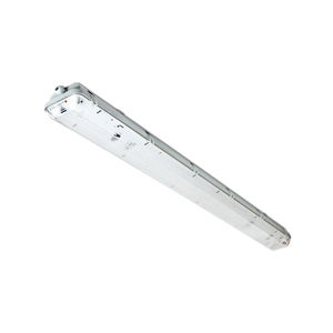 luminaire apparent / fluorescent / linéaire / en tôle d'acier