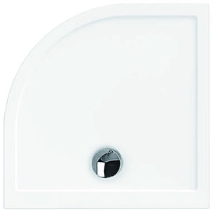 receveur de douche carré / à encastrer / en acrylique / extra plat