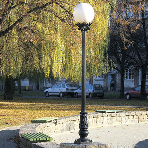 lampadaire de jardin / classique / en métal / à LED