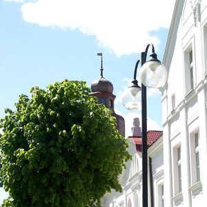 lampadaire urbain / contemporain / en métal / à LED