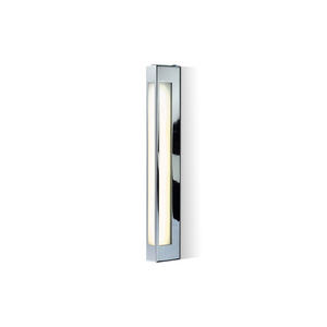 applique murale contemporaine / en laiton chromé / à LED / rectangulaire