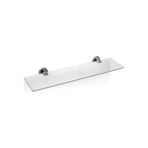 étagère murale / contemporaine / en laiton chromé / de salle de bain