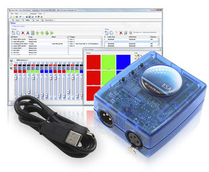 interface USB vers DMX à mémoire autonome