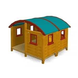 cabane pour enfant pour aire de jeux