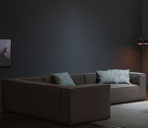 canapé modulable / d'angle / contemporain / en tissu