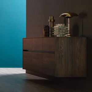 buffet mural / contemporain / en bois laqué / en orme