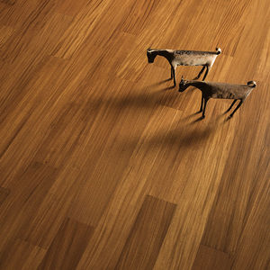 parquet massif / à coller / vernis / finition mat