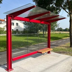 abribus en bois