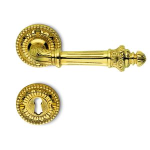 poignée pour porte / en laiton / en bronze / de style