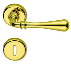 poignée pour porte / en laiton / en bronze / de style