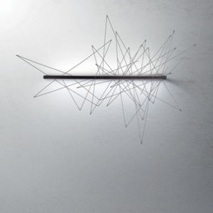 applique murale design original / en acier inoxydable / à LED / linéaire
