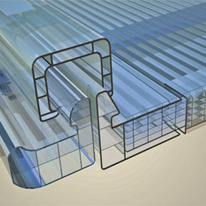 panneau en polycarbonate alvéolaire