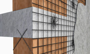 grille de renfort en fibres de carbone / en inox / de protection