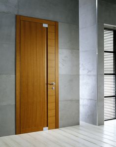 porte d'intérieure / va-et-vient / en bois / en inox
