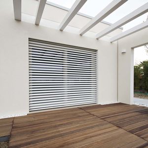 brise-soleil en métal / pour fenêtre / horizontal / orientable