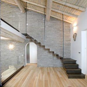 escalier quart tournant