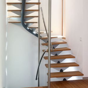 escalier demi-tournant