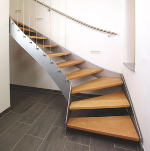 escalier quart tournant